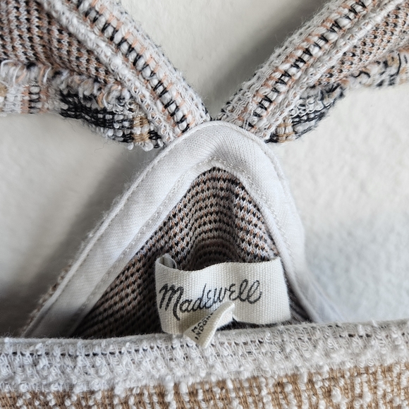 Madewell Texture and Thread Ruffle-Strap Tank Top Size S - Picture 6 of 8